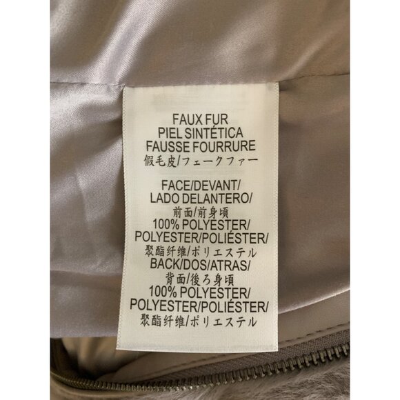 BCBGeneration Womens Faux Fur Plush Hooded Coat Size M - Picture 7 of 11